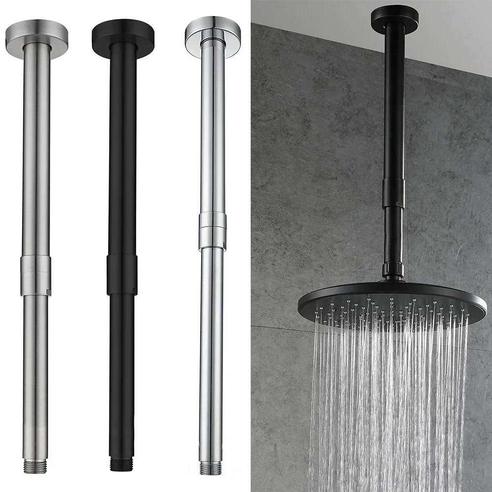 

Удлинительная трубка для душа, трубка 35-60 см, потолочное крепление, скрытая установка, сантехнические приспособления для обустройства дома