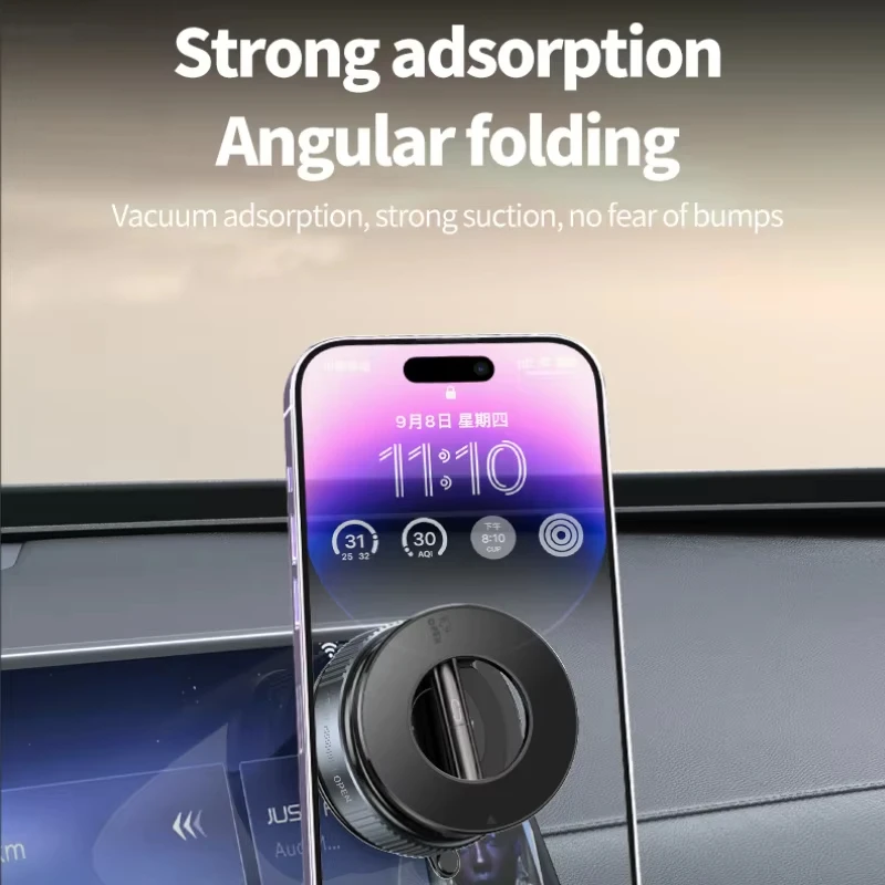 Infaste K007 Car Phone Holder Strong Magnetic 360° Adjustable Foldable Design for Universal Cellphones iPhone Android Devices