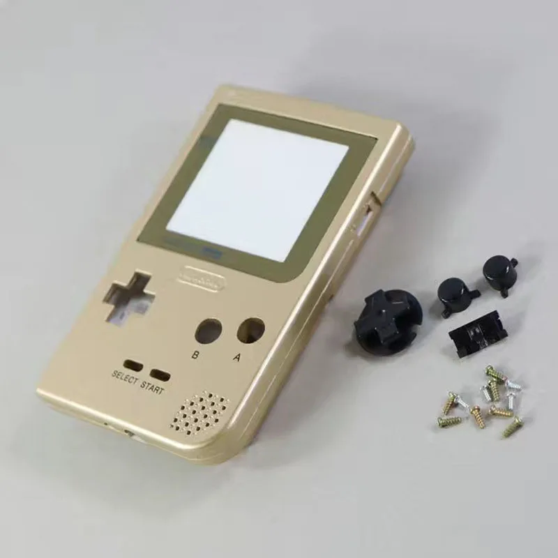 1set Konsol Game Untuk Gameboy Pocket Full GBP Case Cover Housing Shell Pengganti Set dengan Lensa Layar Dan Tombol