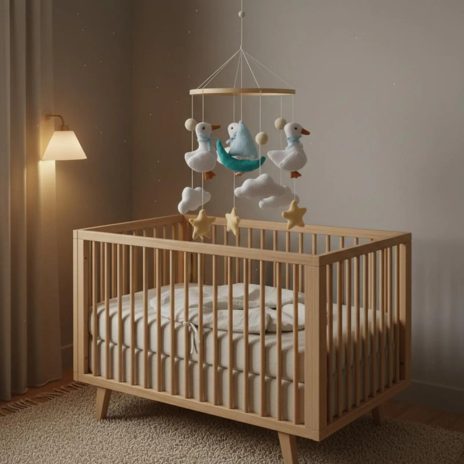mobile-per-culla-in-feltro-fatto-a-mano-decorazione-per-cameretta-nessun-montaggio-richiesto-calmante-per-neonati