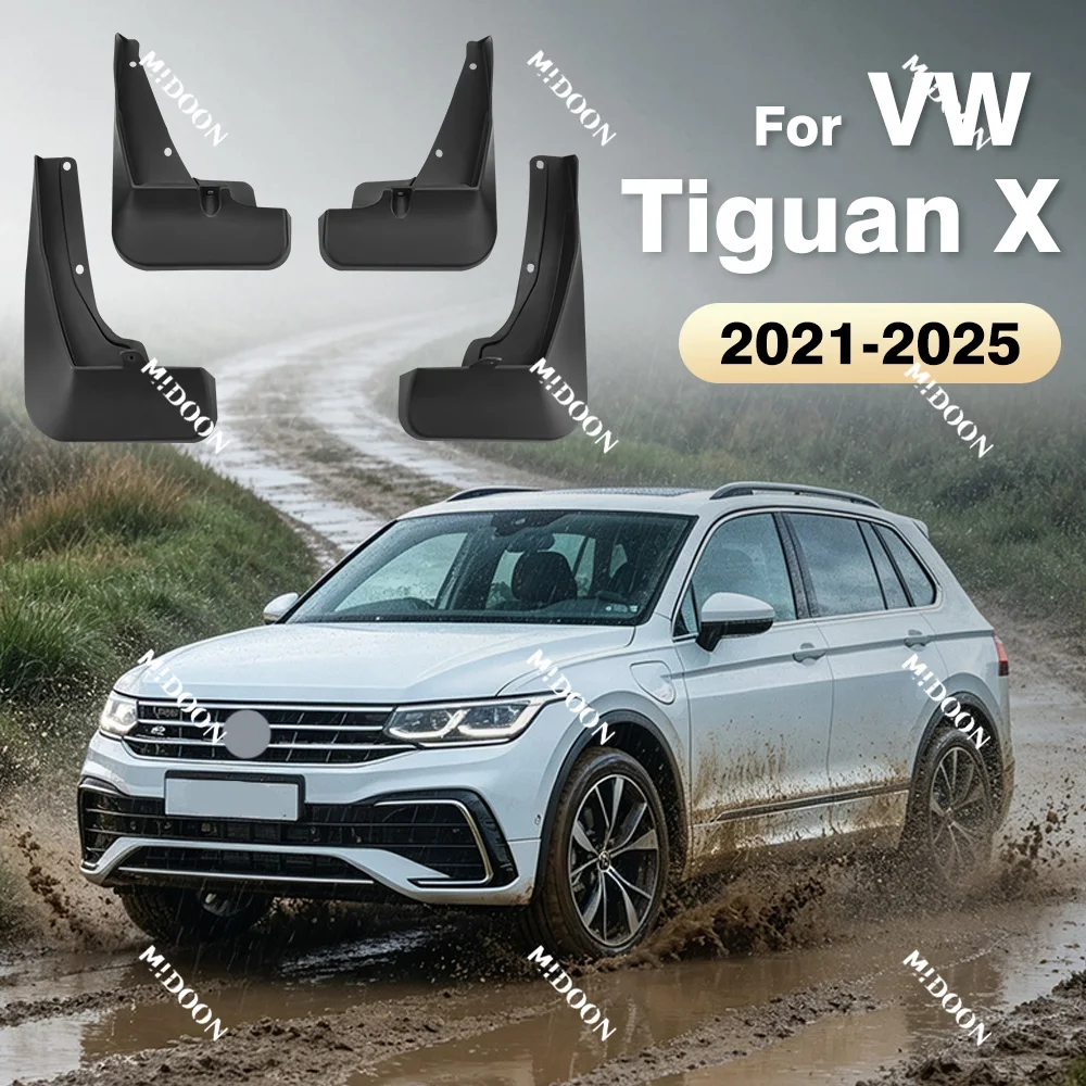 Für VW Tiguan X 2021-2025 Kotflügel-Schmutzfänger Spritzschutz Schmutzblenden Auto-Zubehör