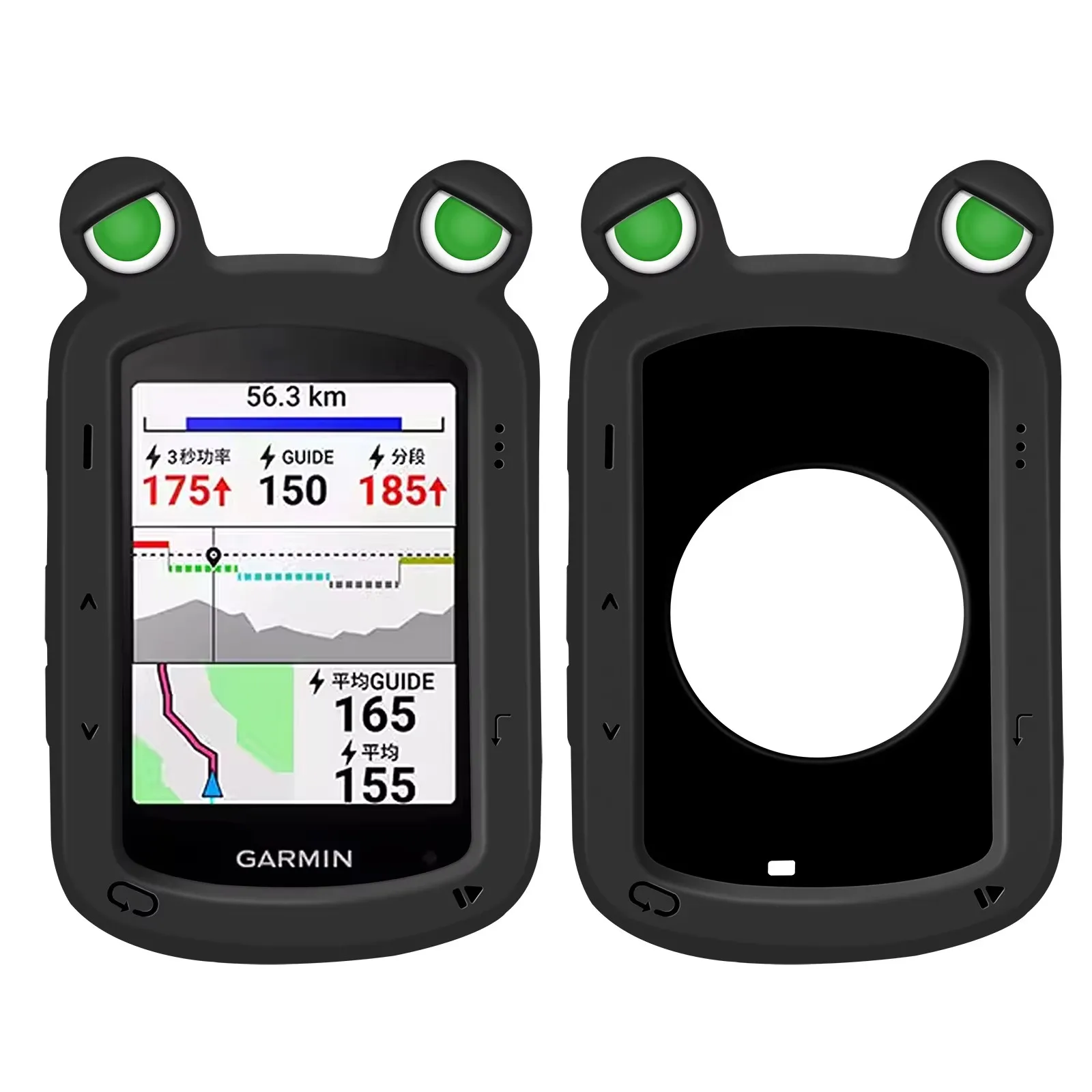 Protective Case for Garmin Edge 540 / Edge 840 Frog Eye Bicycle GPS Speedometer Silicone Cover Anti-collision Protector Shell