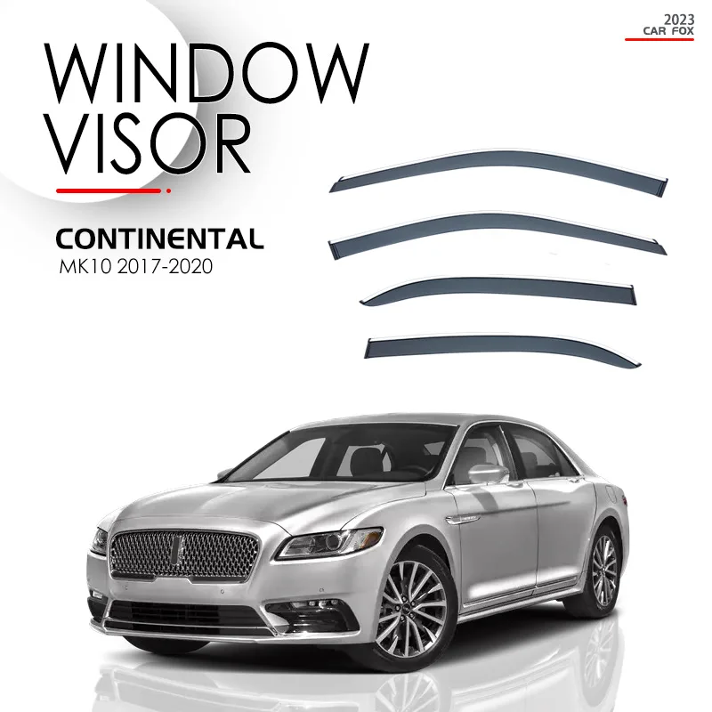 

For LINCOLN CONTINENTAL 2017-2020 Car Window Visor Awning Shelters Windshield Side Window Rain Sun Shade Auto Accessories