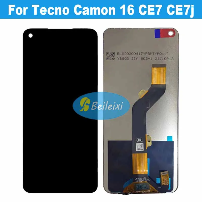 

For Tecno Camon 16 CE7 CE7j CE9h LCD Display Touch Screen Digitizer Assembly