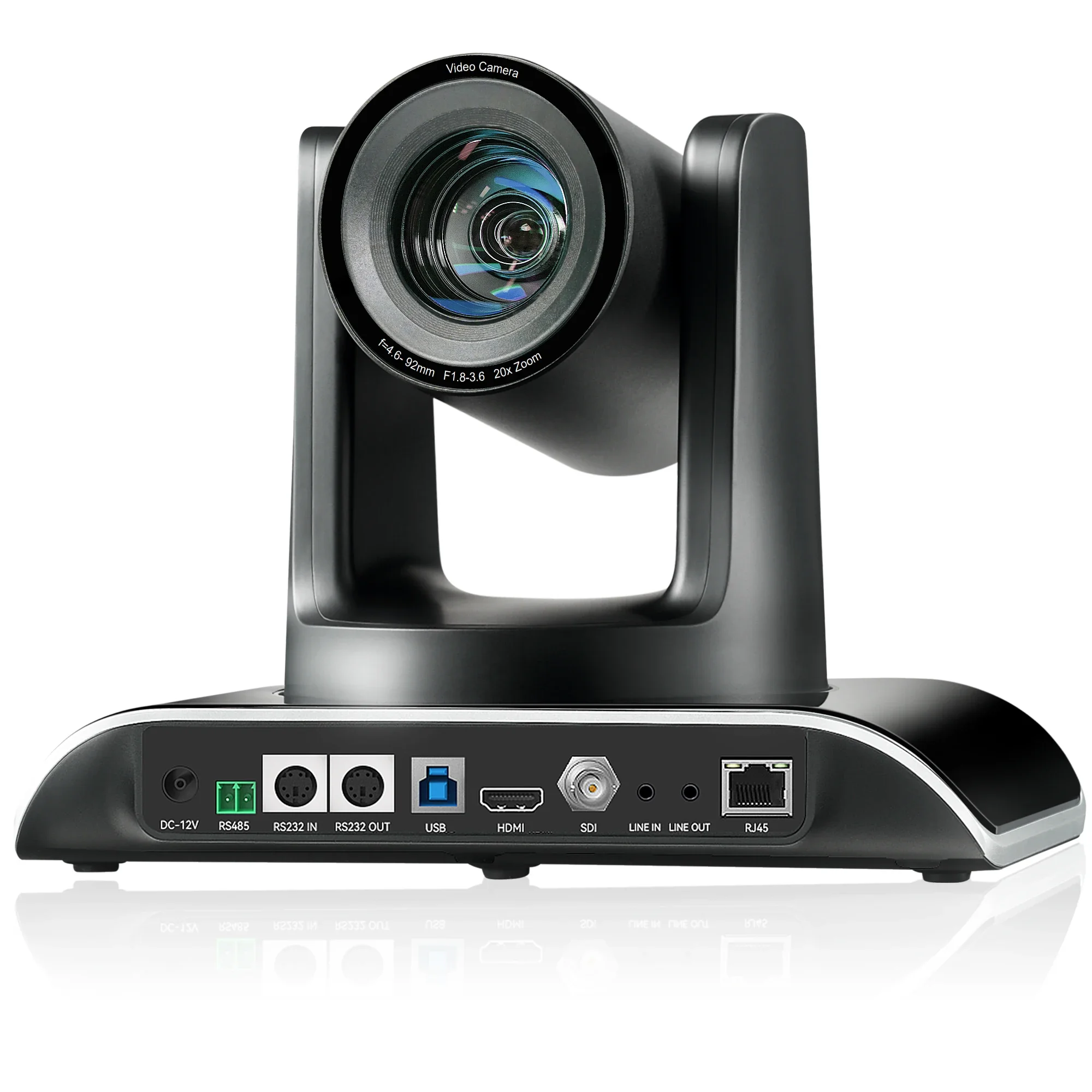 20X PTZ Conference Camera AI Tracking NDI Camera And 4D Joystick Controller For Church Streaming Broadcast