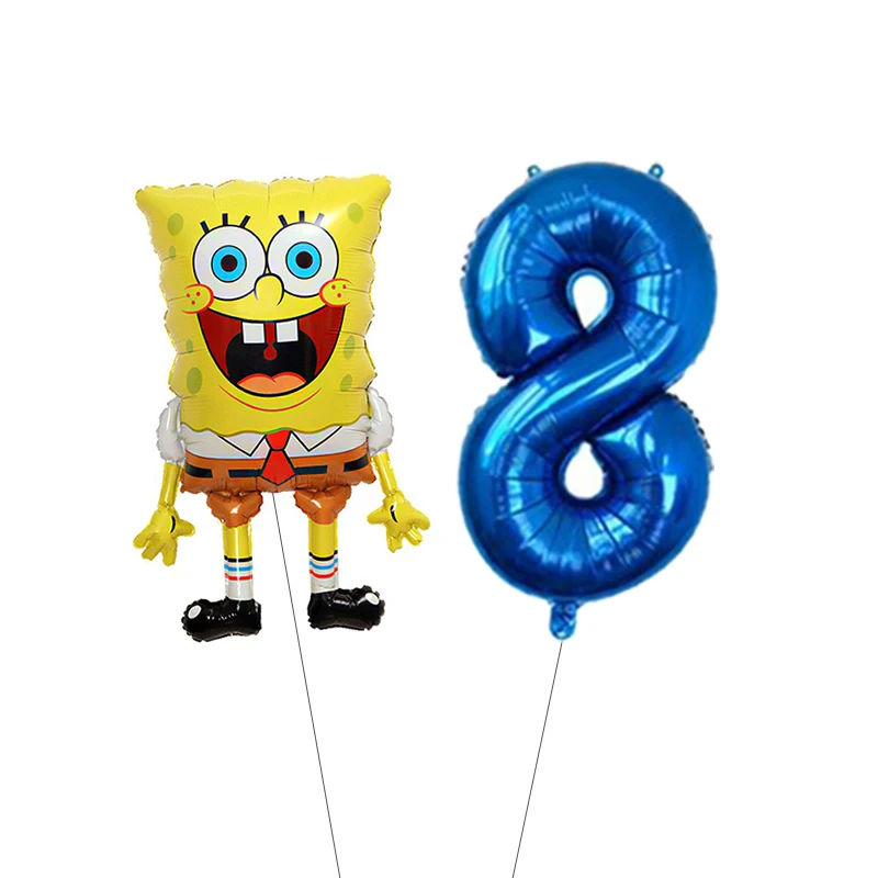 Niedliche SpongeBob Schwammkopf Aluminiumfolien-Ballons für Kindergeburtstage, Babypartys, Eventdekoration und Partyzubehör – Detail 26