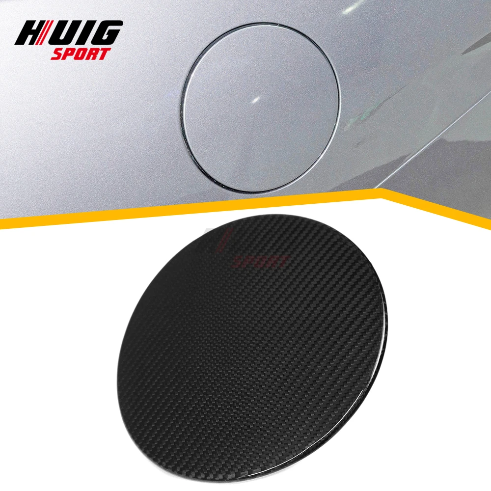 

Carbon Fiber Car Exterior Oil Fuel Tank Gas Cap Outlet Gas Oil Cover Trim For Ford Mustang GT GT4 Dark Horse R 2024 Accessories