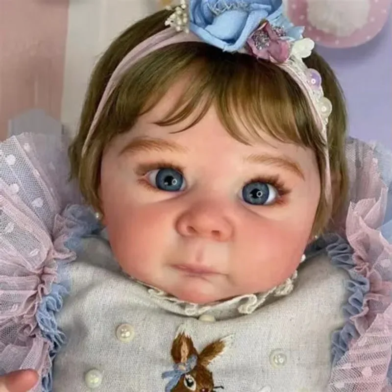 19 Inch Lizzy  Reborn Baby Doll Vinyl Kit Unpainted Unassembled Doll Parts Blank Kit  Drop Ship