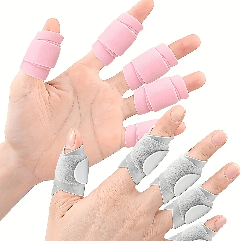 10Pcs Adjustable Finger Splint - Reusable Material Straps, Soft And Breathable, Multiple Colors Available, Hand Wash Solely