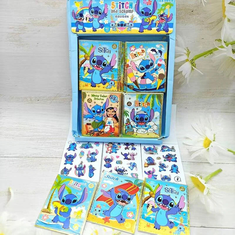 40PCS/LOT CARTOON DISNEY STITCH STICKERS CUTE SCRAPBOOKING DIY DIARY Trang trí STICKER ALBUM STICK LABEL