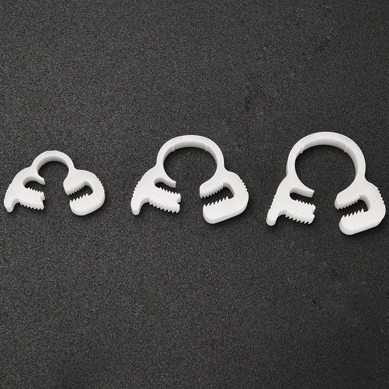 Strong Tightening POM Material Clip Fastener Plastic Hose Clamp for Pipe Fittings