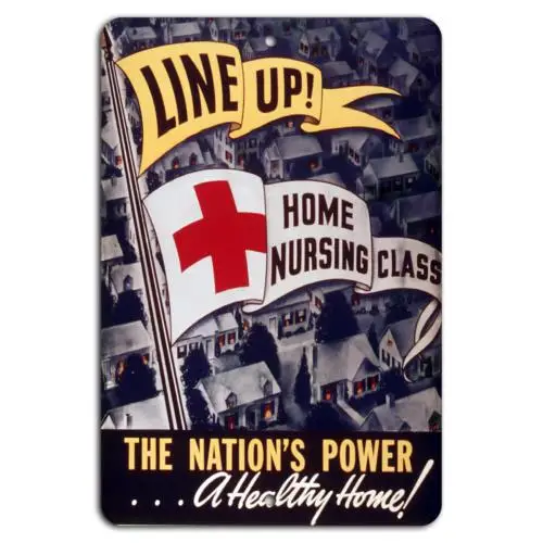 Join the Home Nursing Class: Empowering Healthy Homes!-Aluminum-tin sign