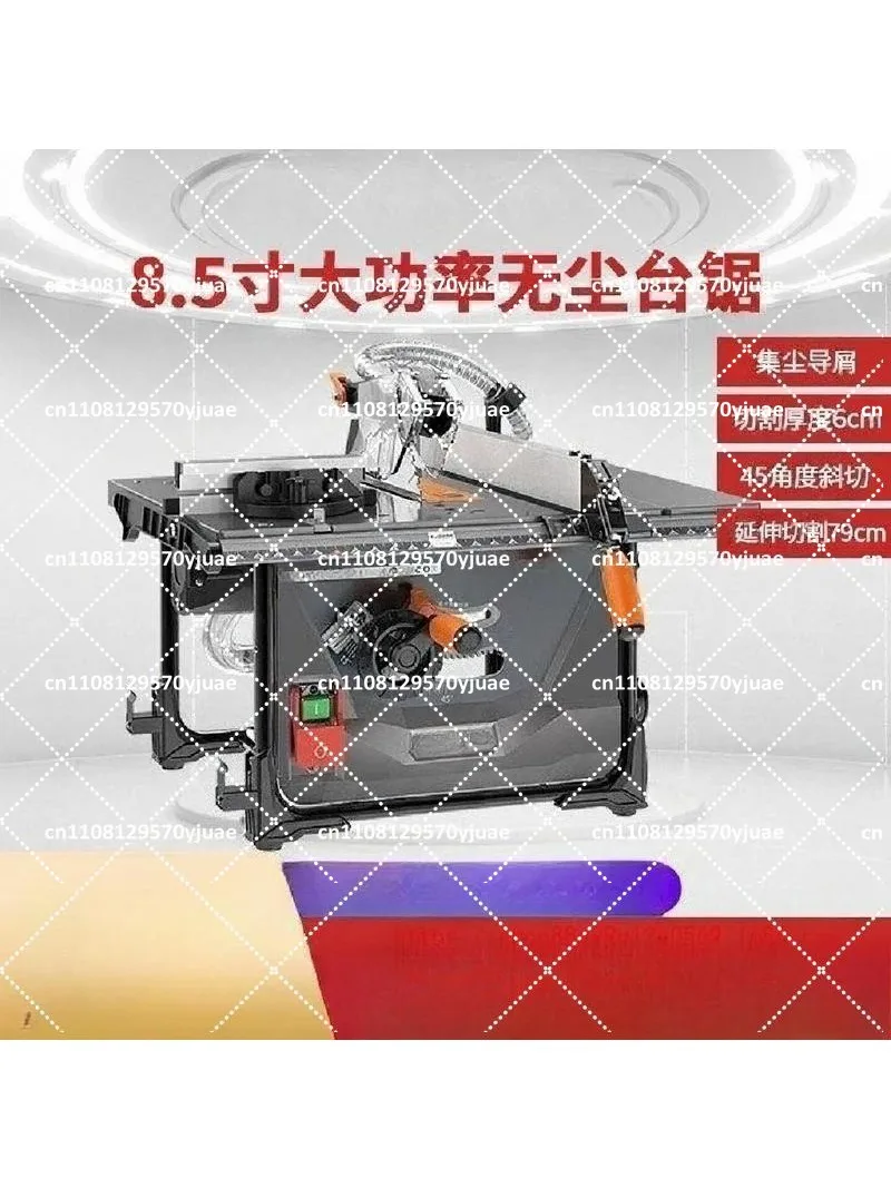 220V 2000W Mini Table Electric Saw Speed Angle Adjustable 45° Cutter Woodworking Cutting Tool