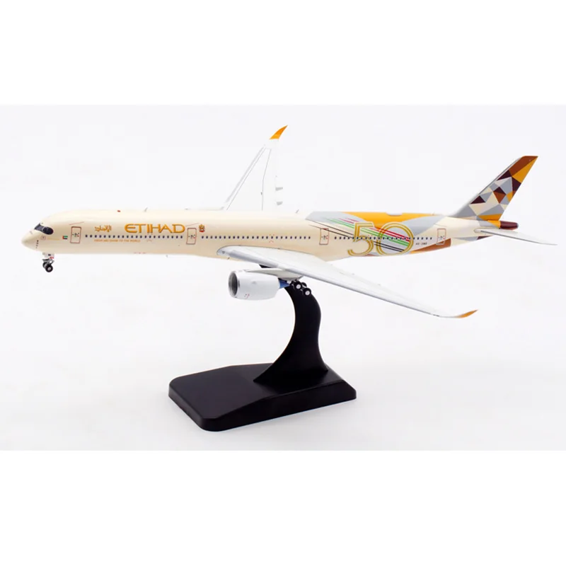 1/400 Scale Aviation AV4145 Etihad Airways Passenger A350-1000 A6-XWB Passenger Aircraft Model Collecting Toy Gifts