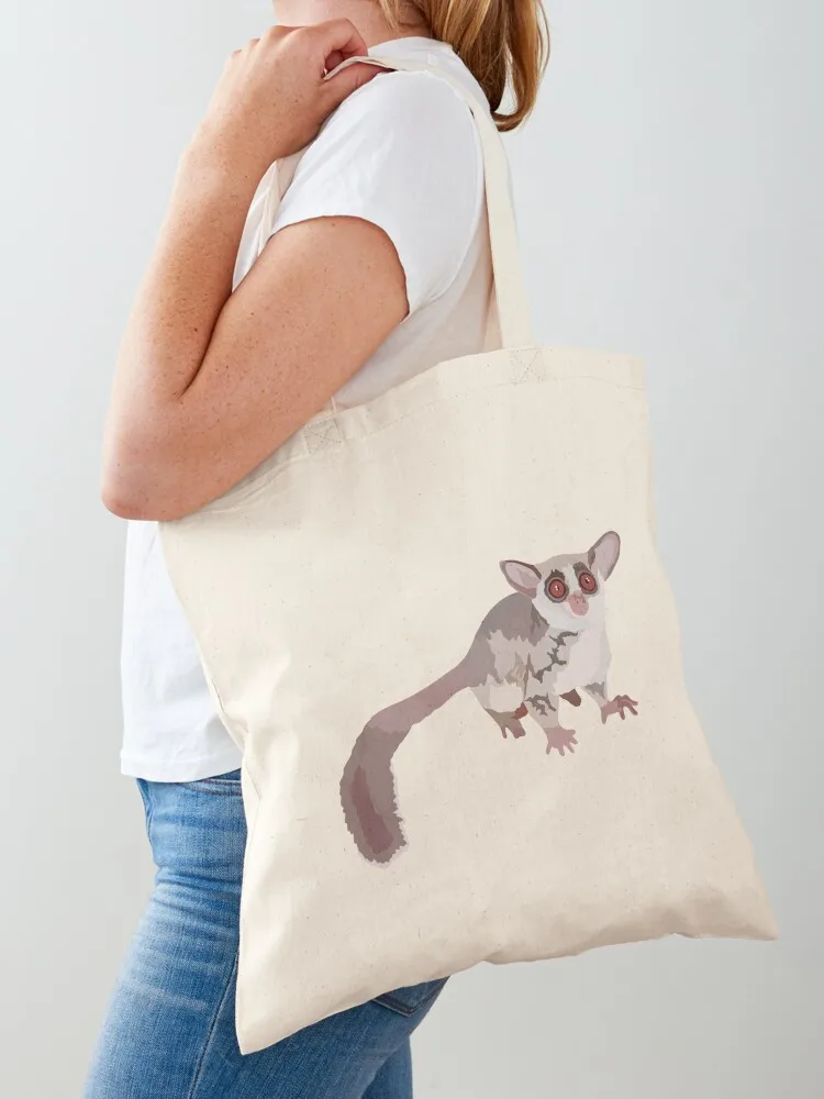 

B is for Bushbaby Tote Bag tote bag canvas large size bags tote bag men's shopper women