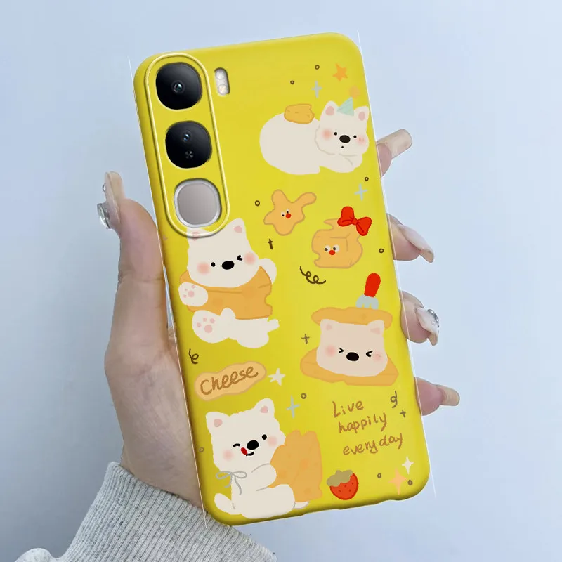 For VIvo V40 Lite IDN V2417 Y200 Y300 V40 SE 80W Case Cute Panda Back Cover Soft Silicon Funda For VivoV40lite 4G 5G Phone Case