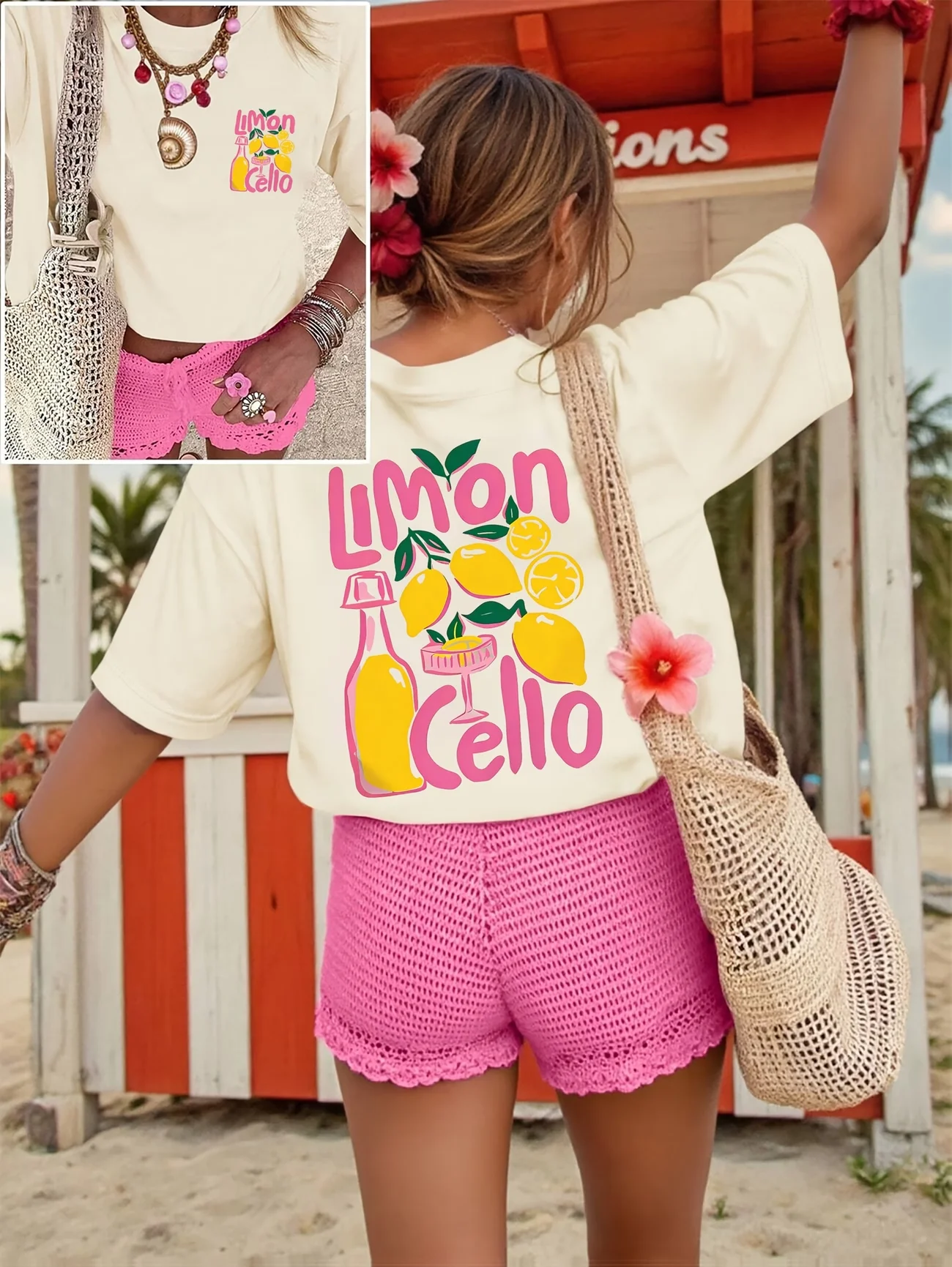 Romper Floral Print - Camiseta Feminina de Alta Qualidade com