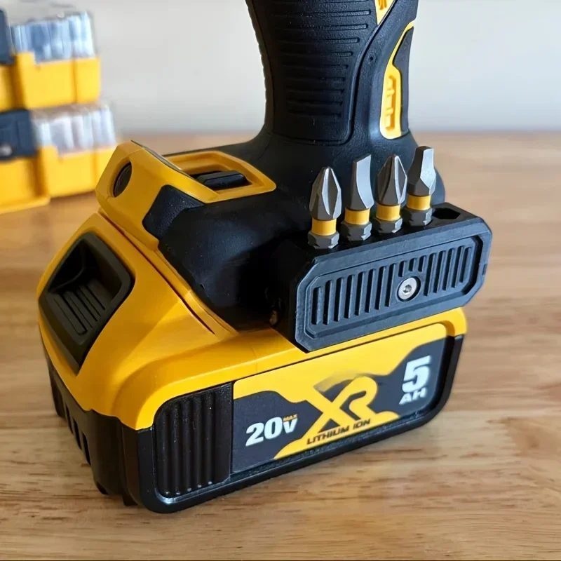 2er-Pack Sechskant-Bit-Organizer-Halter passend für Dewalt 12V/20V Bohrmaschine, Aufbewahrungsbox für 10 Stück 1/4 Zoll Sechskant-Schraubendreher-Bits, Elektrowerkzeug-Zubehör – Detail 1