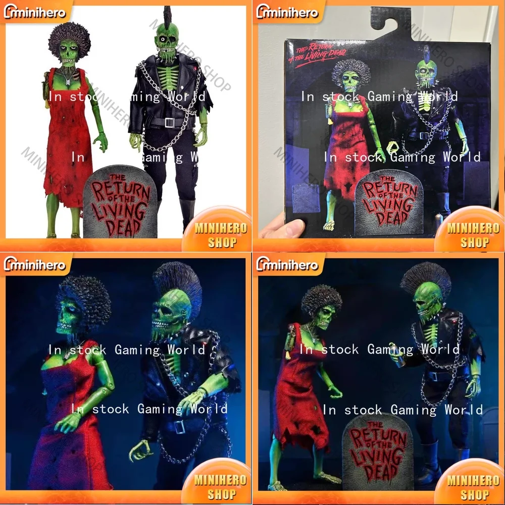 

New In Stock Original NECA The Return of the Living Dead Anime Action Figure 05001 Trash & Suicide Collectible Toy Gift for