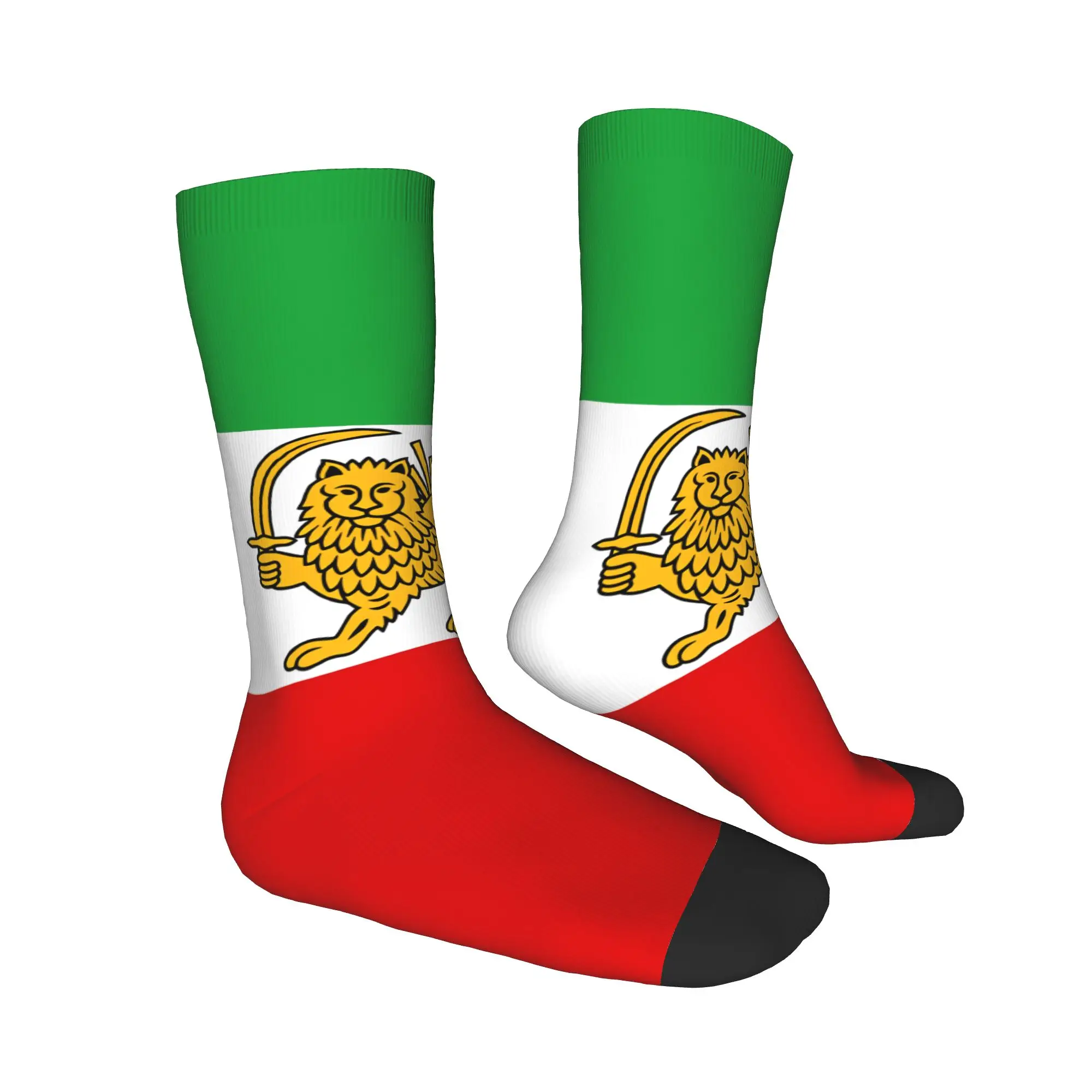 

Flag Of Iran Socks Korean Stockings Men Comfortable Outdoor Sports Socks Winter Pattern Anti Bacterial Socks