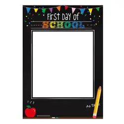 First Day Of School Photo Frame Decoration Preschool Boy Girl Selfie Photography Frame Party Supplies