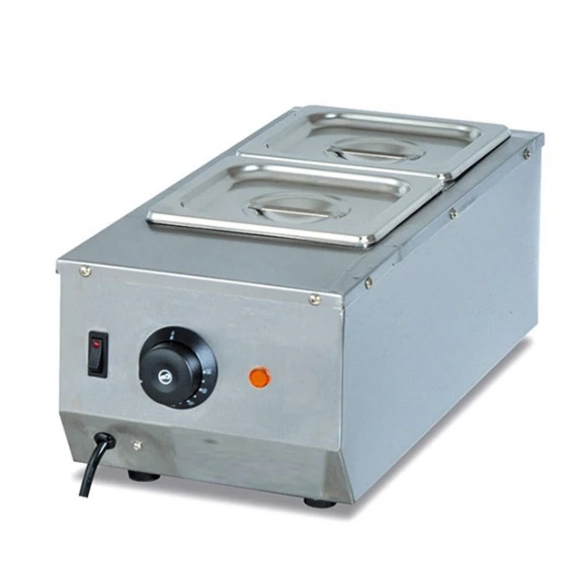 

Commercial Electric 2-Tank Hot Food Bain Marie Double Bain Marie Chocolate Stove