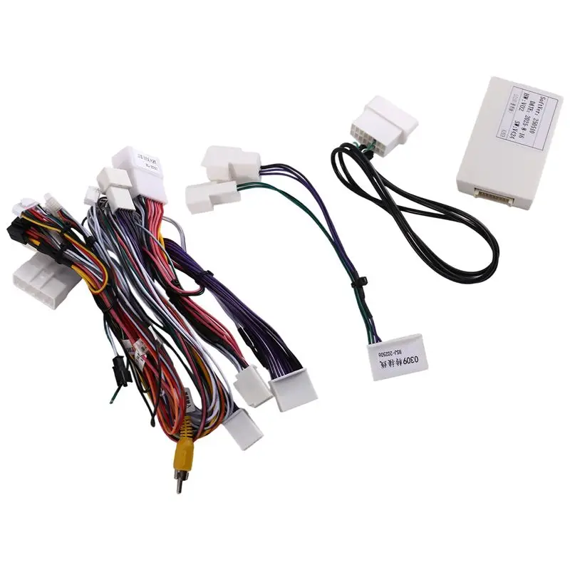 High-End For Toyota Land Cruiser LC100 Lexus LX470 2002-2007 10-Inch Car DVD Navigation Harness Wiring Protocol Box Kit-A74F