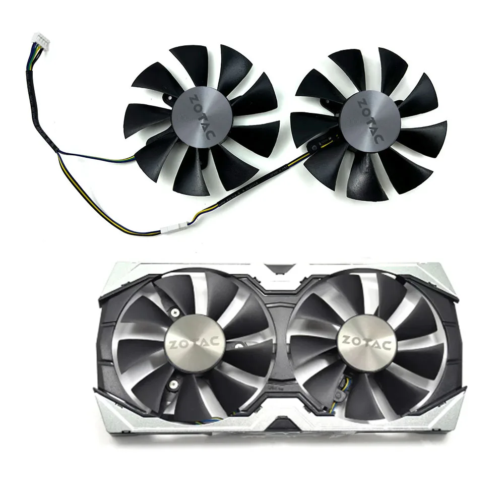 

ZOTAC 85mm GFY09010E12SPA GA91S2H DC12V 0.5A GTX1070 Gpu Cooler For Zotac Amp GTX1070 Mini Graphics Card Fan VGA Cooling