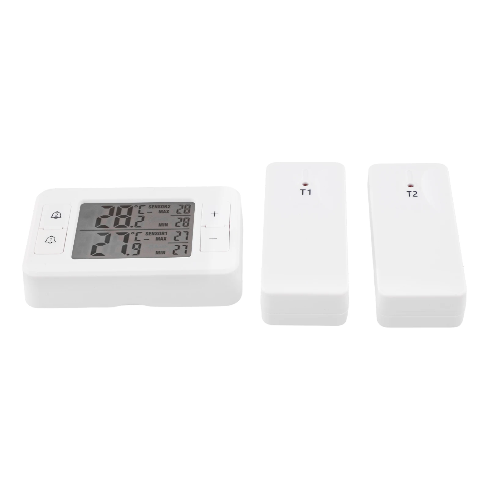 Electronic Temperature Monitor Wireless Thermometer Battery Operated Display Temperature In Fahrenheit Or Celsius