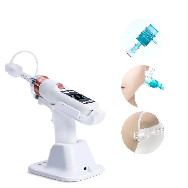 White Non Invasive Hydration Mesotherapy Gun Portable Household Leak Proof Beauty Device For Facial Skin Moisturizing Home