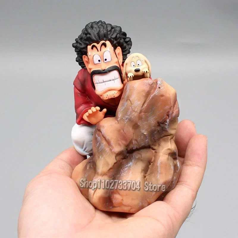 11.5cm Dragon Ball Gk Statue Hercule Ring Satan Action Figure Anime Monk Namu Mister Toys Puppies Doll PVC Collection Model Gift