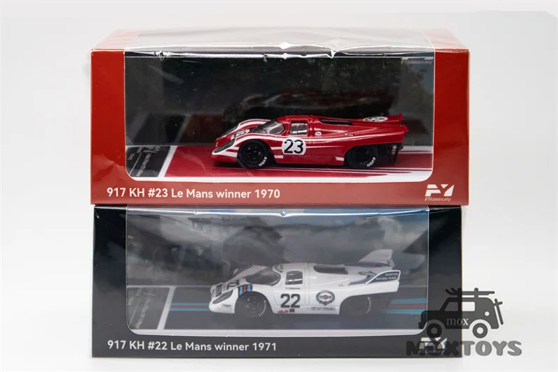 Finclassically 1:64 917kh Le Mans 24hours 1971 Winner #22 Martini / #23 Red limited999 Diecast Model Car