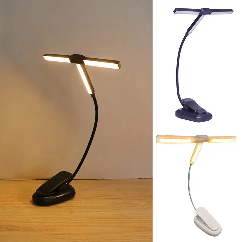 

Night Light Table Lamp Eye Protection Mini Desk Lamp Dimmable Flexible Portable Reading Light Eye Caring Rechargeable LED Light