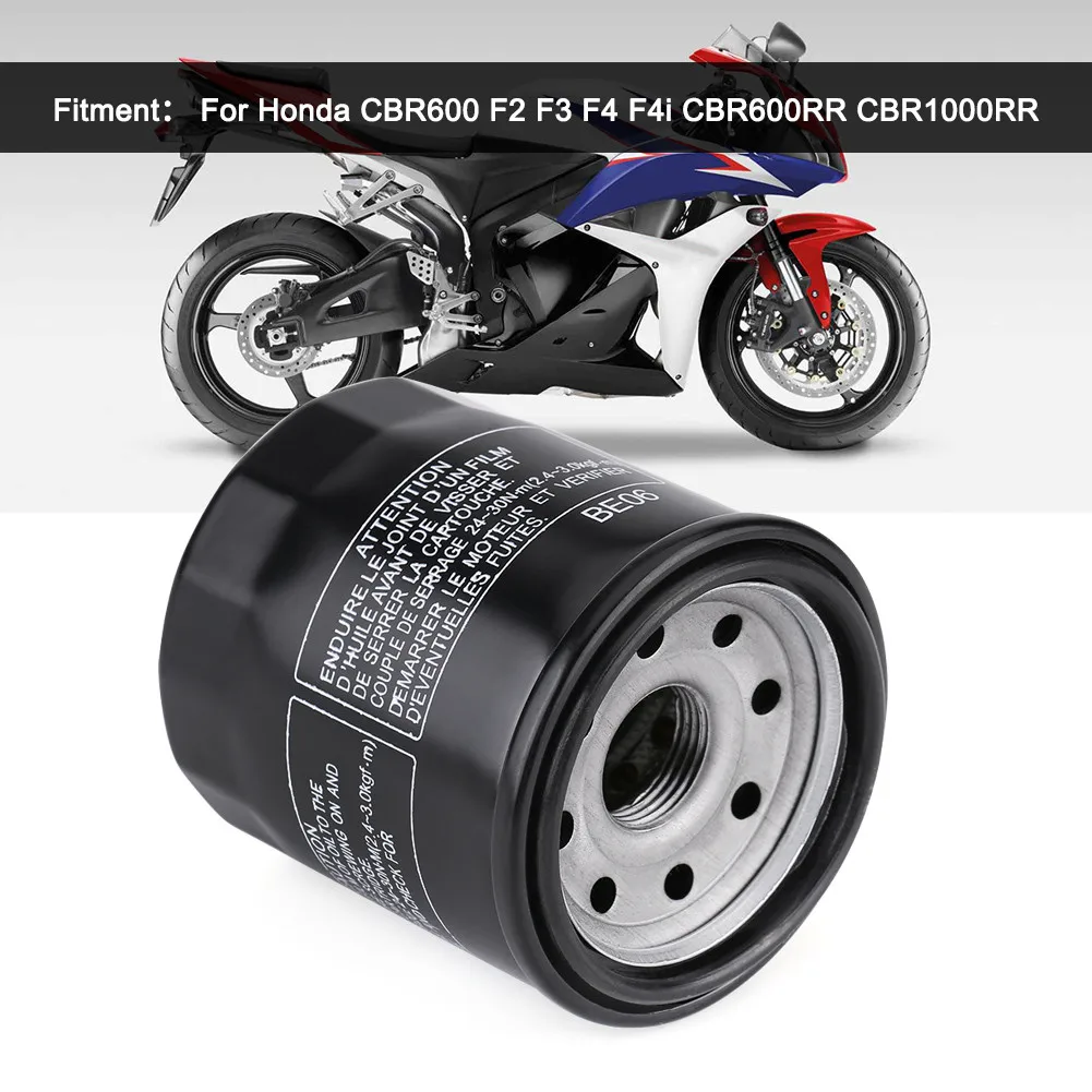 1Pc Motorcycle Oil Filter For Honda CBR600 CBR600RR CBR1000RR NC700 NT700 VFR800 Fuel Delivery Motorcycle Systems Accessories