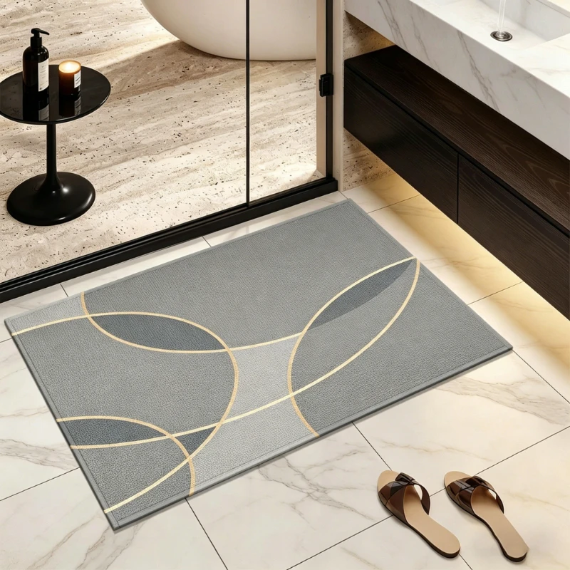 Bathroom Mat Absorbent Non-slip Diatom Mud Floor Mats Entrance Doormat Bath Rug Toilet Area Rugs Home Decor 양탄자 Alfombra De Baño