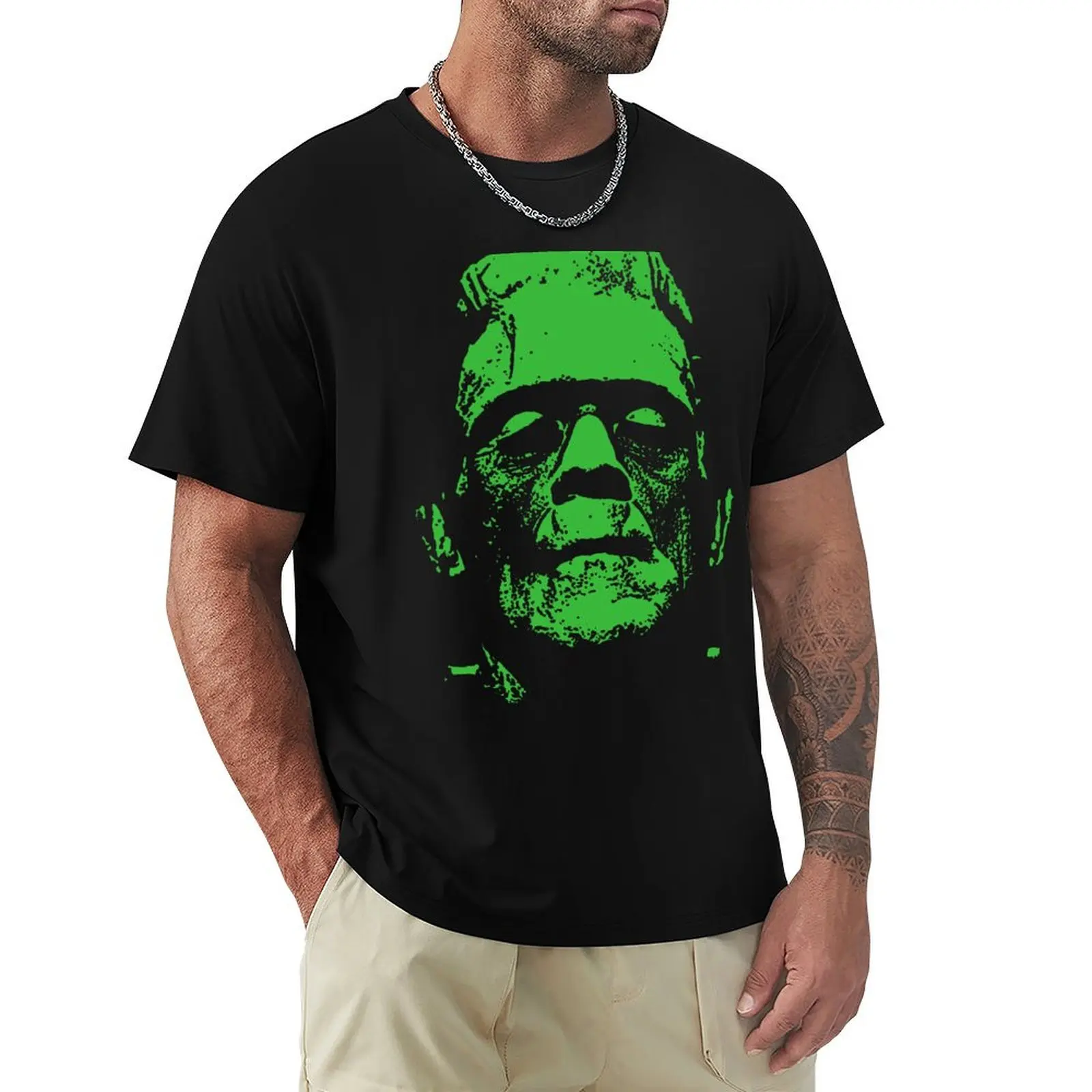 

Monster (Green) T-Shirt Plus Size Street Style Tee