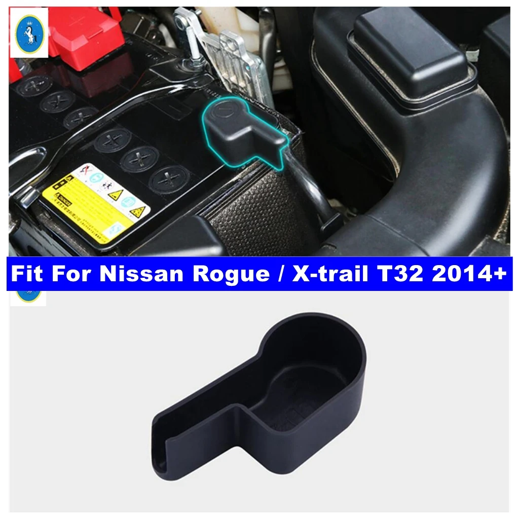 

Engine Battery Anode Negative Electrode Frame Cover Trim For Nissan Rogue / X-trail T32 2014 2015 2016 Car Interior Accessories