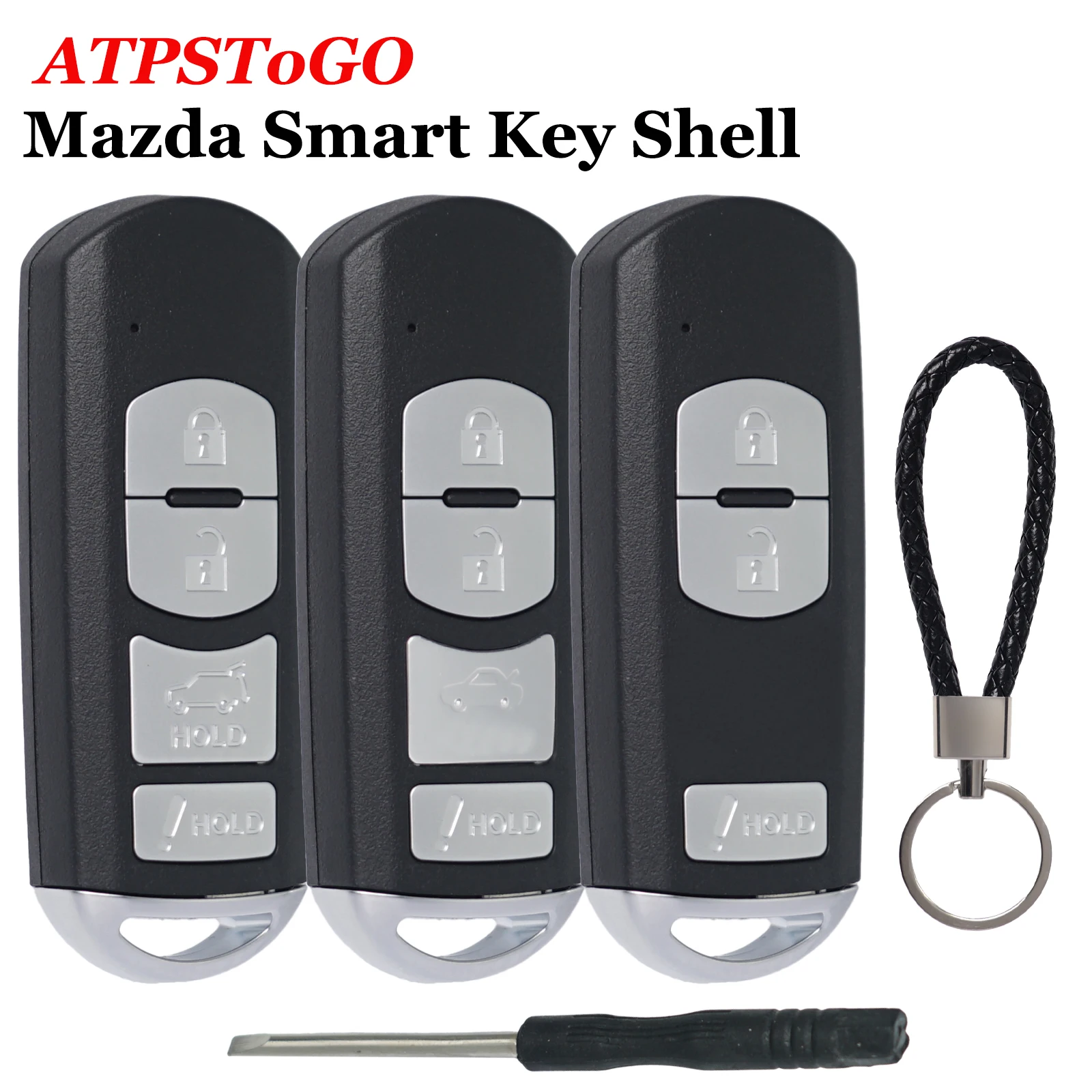 

Сменный чехол для ключа, подходит для Mazda 3 5 6 CX3 CX5 CX7 CX9 2012-2020, чехол для дистанционного управления с бесключевым доступом, чехол для ключа
