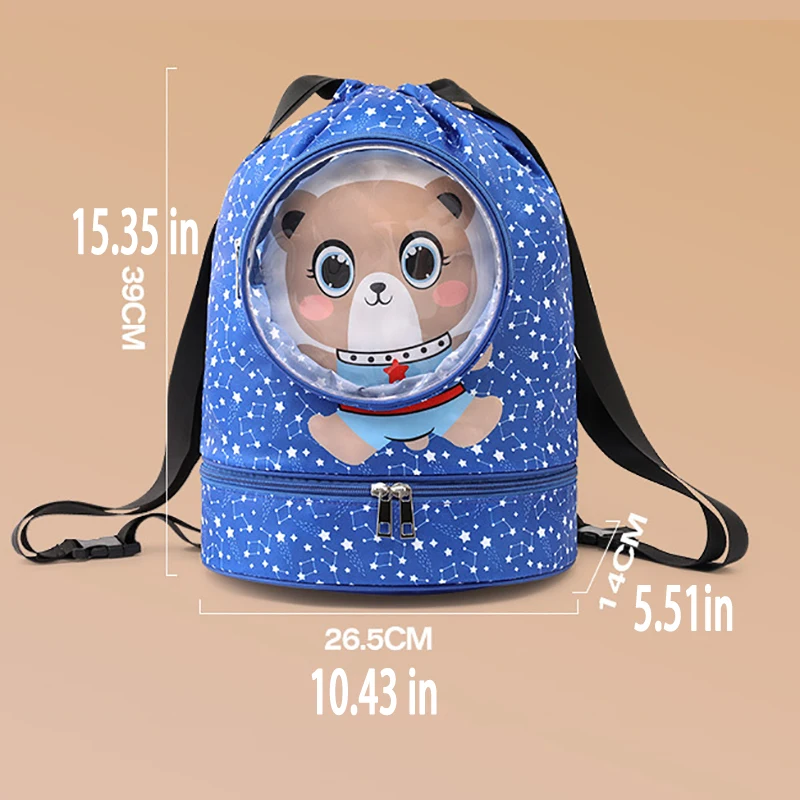 Swimming Bag Travel Bag Dry And Wet Separation Fitness Portable Bath Bag Large Capacity Backpack Swimming Gear Storage Bag