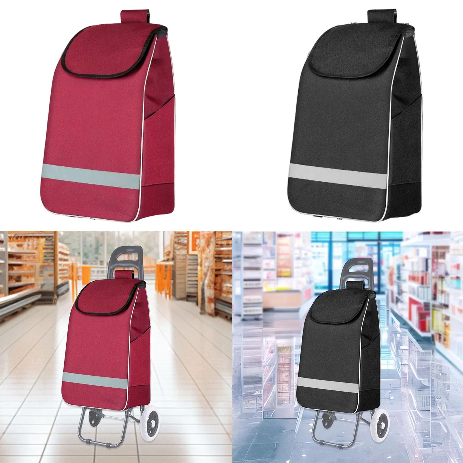 

Shopping Cart Replacement Bag Pouch for Groceries Lightweight Water Resistant