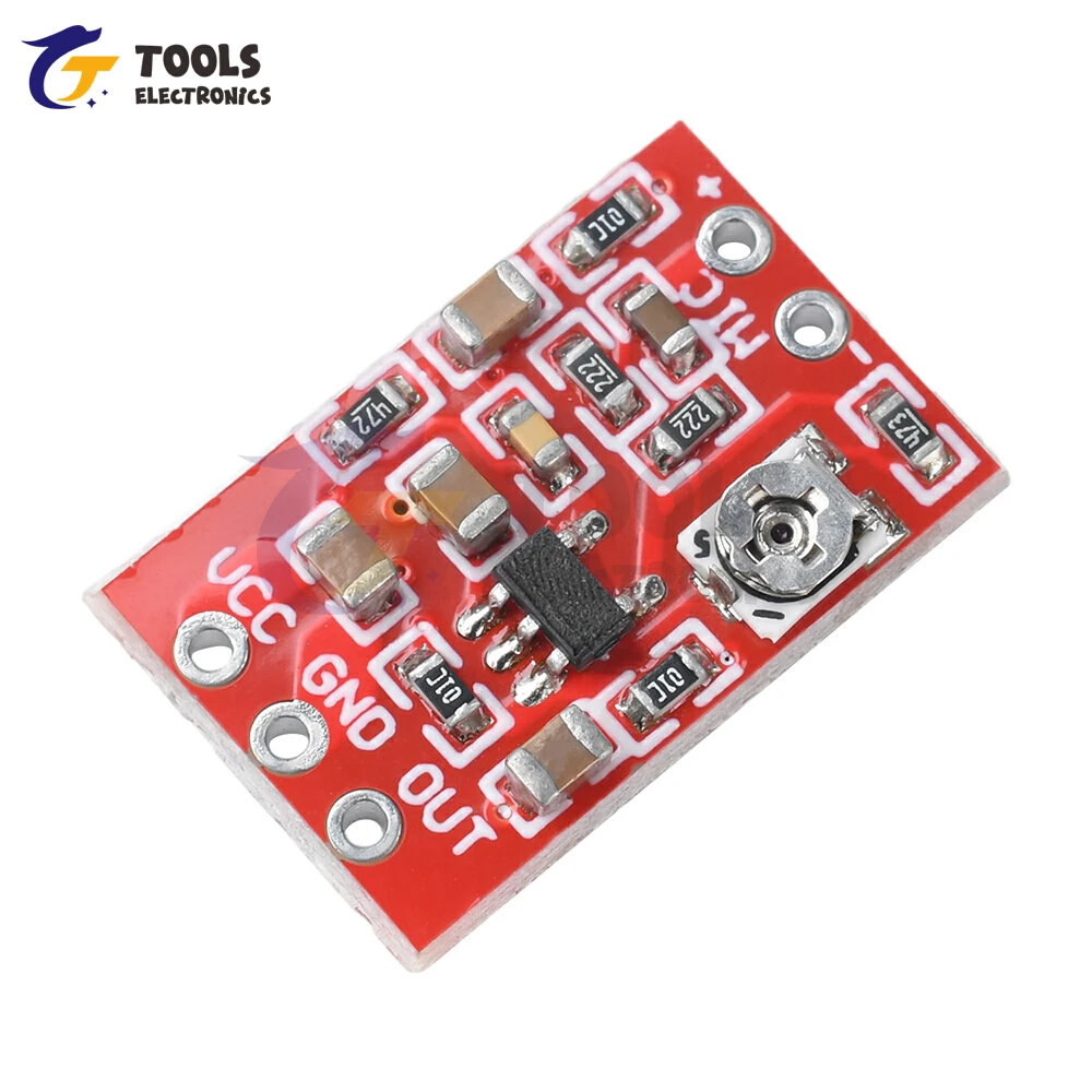 Modulo preamplificatore per microfono a elettrete DC 3-5V Guadagno regolabile Scheda amplificatore per microfono con acquisizione del rumore per progetti audio