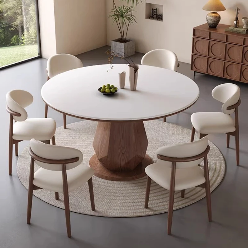Mesa De Comedor giratoria Extra, mesa De Comedor De diseño De conveniencia, muebles modernos y sencillos para el hogar, Mesa De Comedor XY40CZ