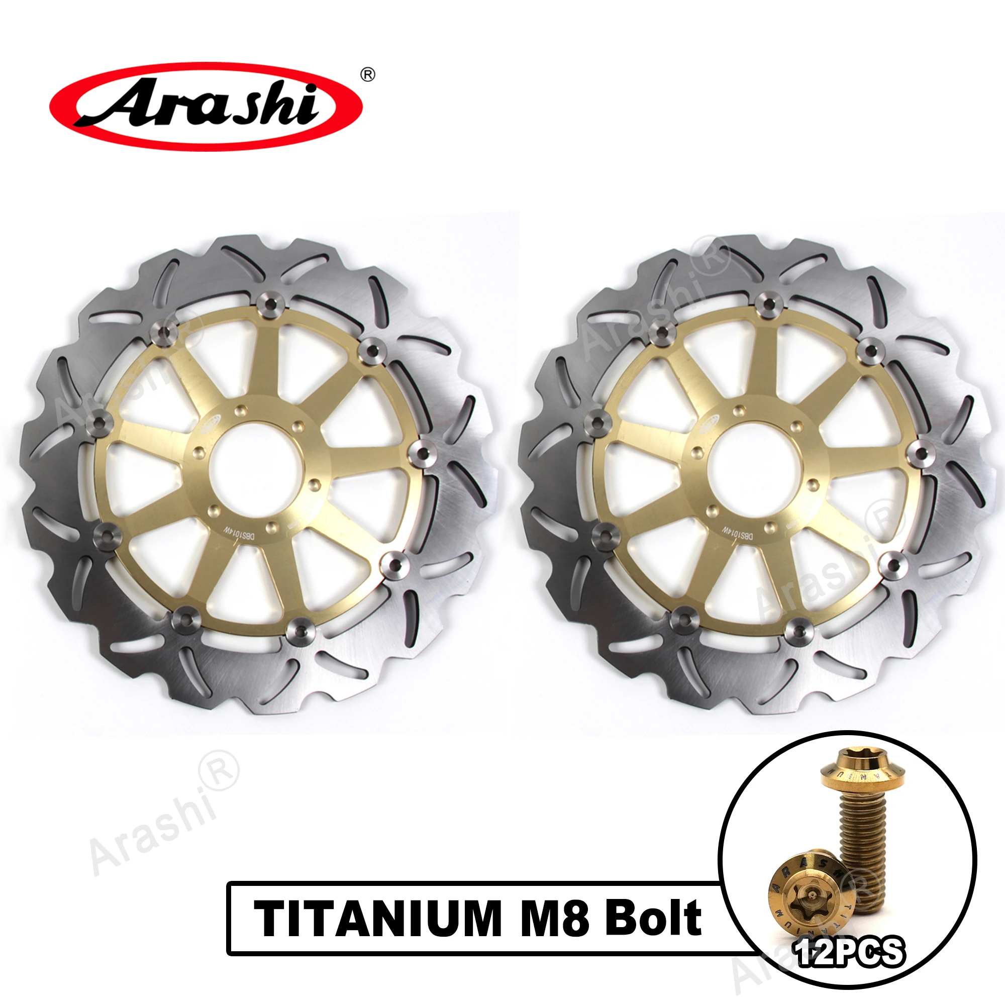 Arashi 1 paar für aprilia rs 660 rs660 2020 2021cnc voll schwimmende vordere bremsscheibe bremsscheiben scheibe tuono 660 tuono660 2021