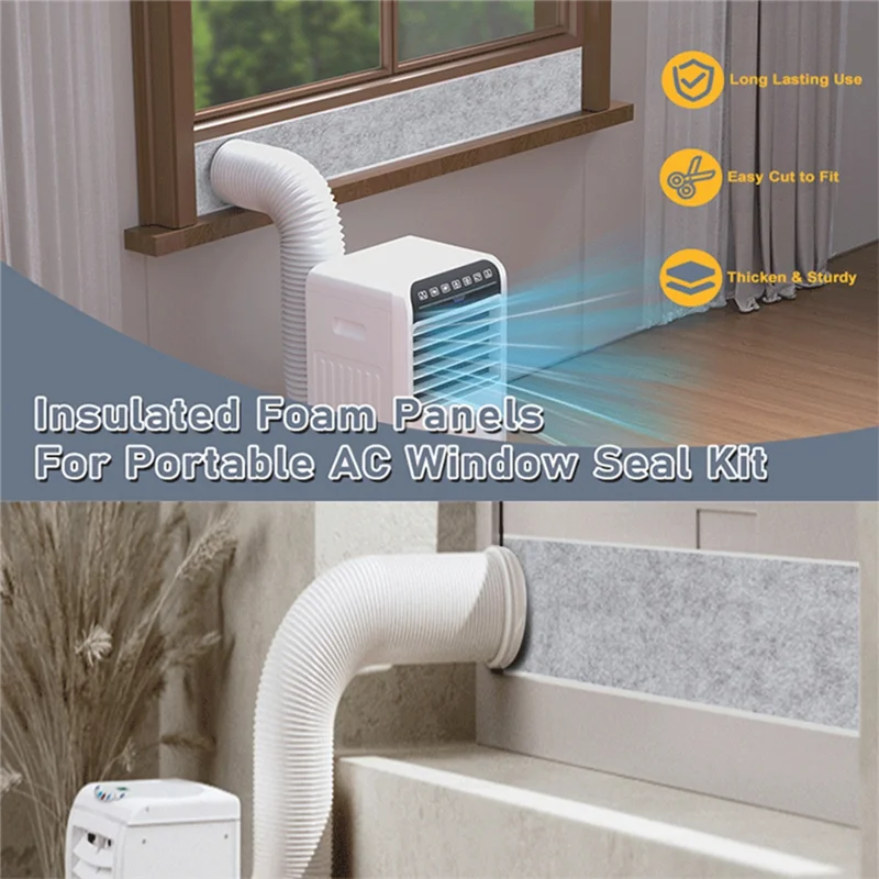 

ABGH-портативный оконный вентиляционный комплект переменного тока, портативная крышка шланга переменного тока, защита шланга кондиционера для дома