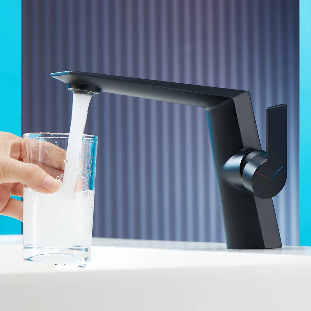 

Black Basin Faucet White Torneiras Bathroom Sink Faucet Single Handle Hole Faucet Basin Taps Hot Cold Mixer Tap Crane 855938