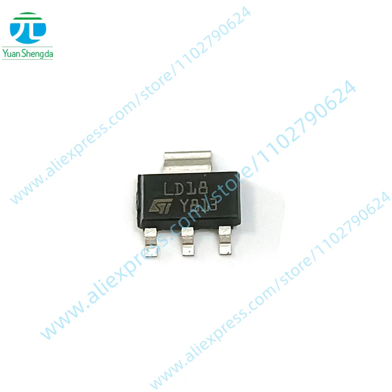 

5PCS New Original LD1117S18TR Power Management SOT-223 LD18