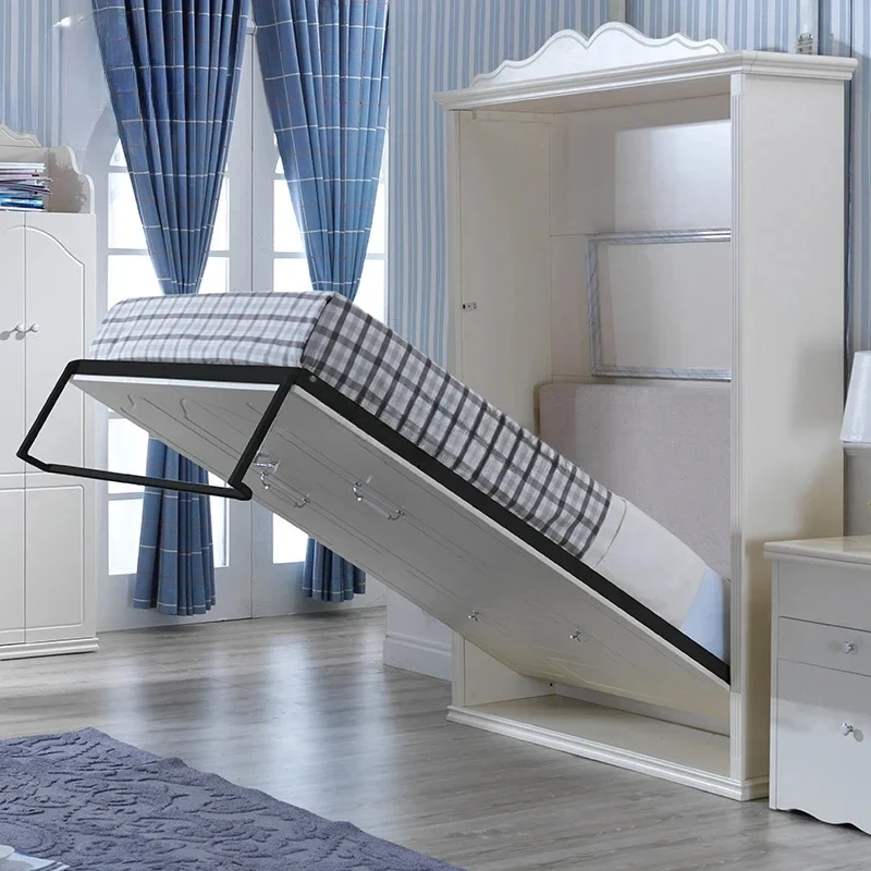 Front and Side Flip Invisible Bed Hardware Hidden Multifunctional Storage Flip Bed Murphy Invisible Folding Accessories