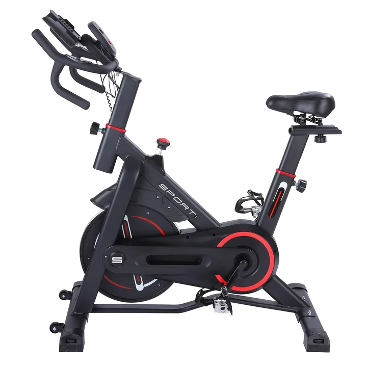 

Silent Indoor Fitness Spin Bike for Home Gym Exercise Weight Reduction Indoor Cycling Equipment with 150kg Max Load Weight