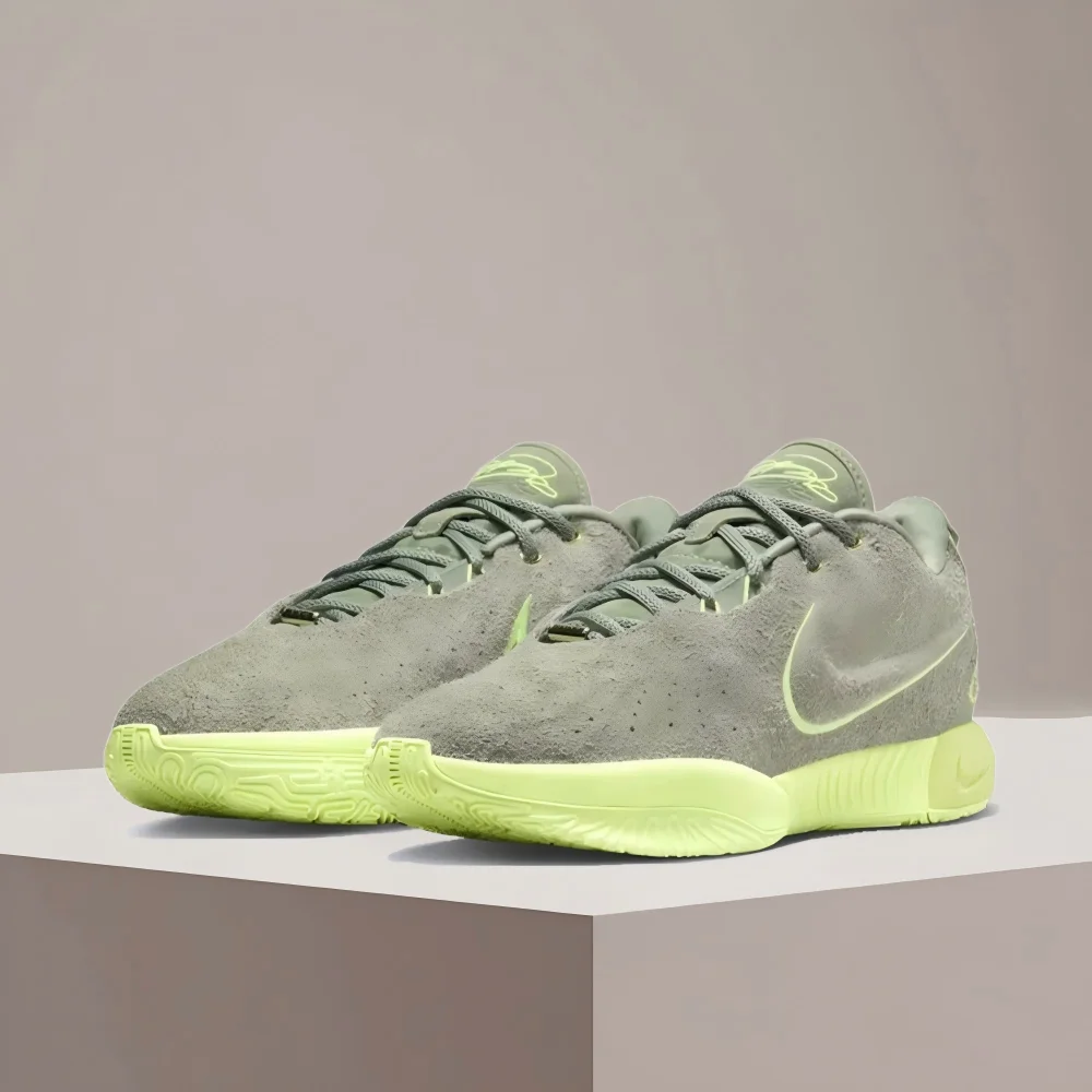 

Мужские повседневные низкие кроссовки Nike Lebron 21, зеленые, FV2346-302, удобные, нескользящие, износостойкие