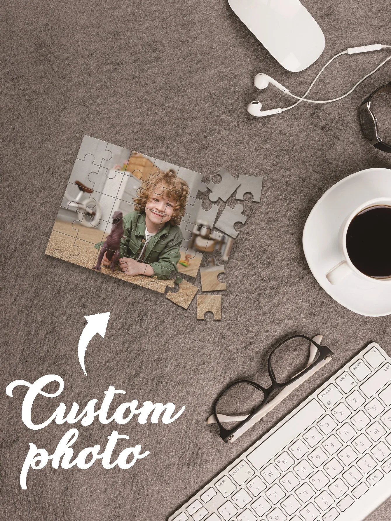 35/150/300/500pcs Cool Custom Poster Custom DIY Personalised Photo Portrait Puzzles Customizable Picture Family photo